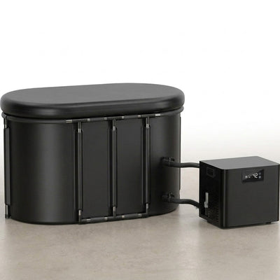 Cold Plunge Tub Bundle Built for Home Recovery, 148 Gallon Insulated System, 1/3HP Chiller, Built-In Filter