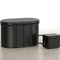 Ice Bath Chiller & Cold Plunge Tub Bundle, 1/3HP Cold Plunge Chiller with Built-In Pump & Filter, 148Gal Insulated Ice Bath Tub for Cold Therapy, Recovery, Muscle Relaxation & Wellness at Home — Studio Shot