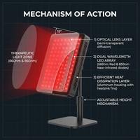 Red Light Therapy Device with Stand - Moving Pro Series Professional Edition — How It Works