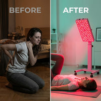 Red Light Therapy Device with Stand - Moving Pro Series Professional Edition — Before & After