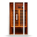 Home Infrared Sauna Built for Daily Wellness, 2-Person Capacity, Hemlock Wood, 6 Carbon Heaters, Low EMF